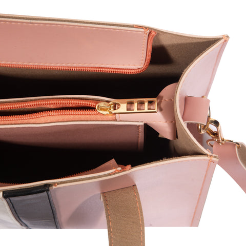 Morocco 3Pcs Shoulder bag Pink