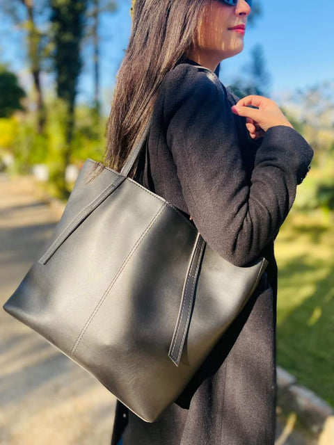 Nova Tote Black 3pc Bag