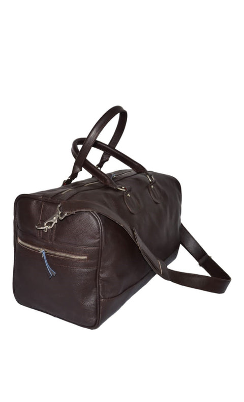 Genuine Cow Leather Duffel Travel Bag