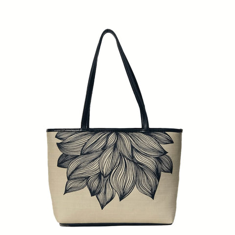 Lotus Canvas Tote Bag
