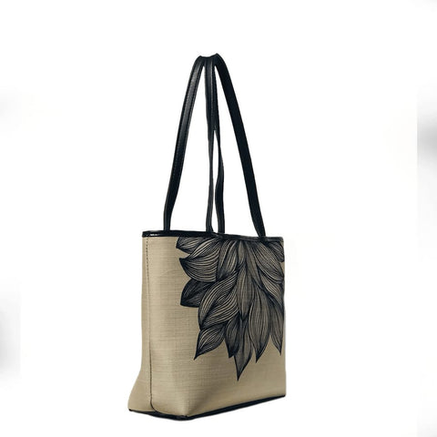 Lotus Canvas Tote Bag
