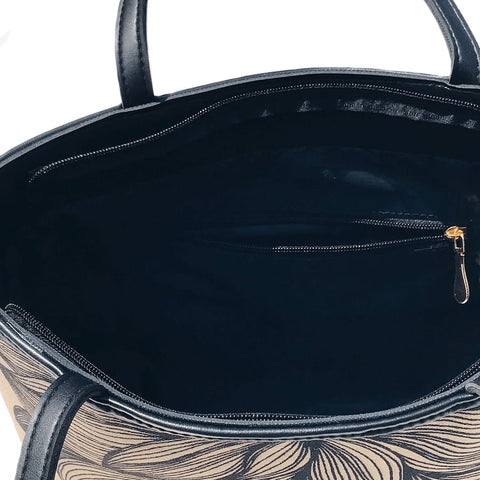 Lotus Canvas Tote Bag