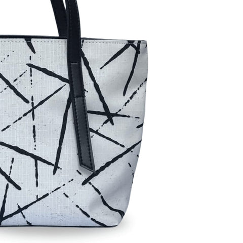 Grid Canvas Bag