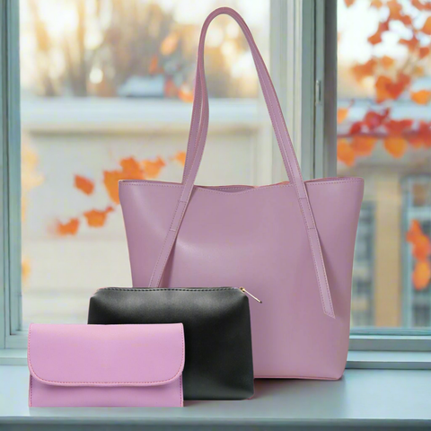 Nova Tote Purple 3 Piece