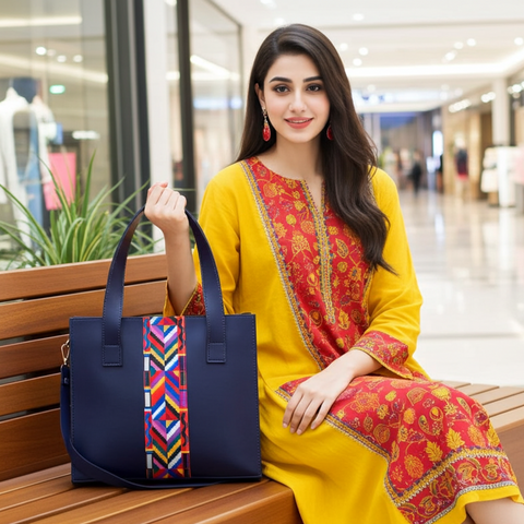 Handbag Berlin Blue