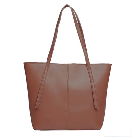 Nova Tote Brown 3 Piece Bag