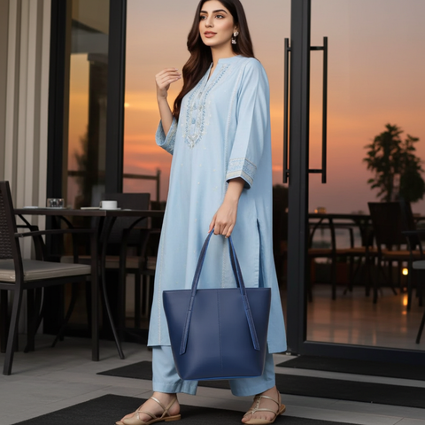 Nova Tote Blue 3 Piece